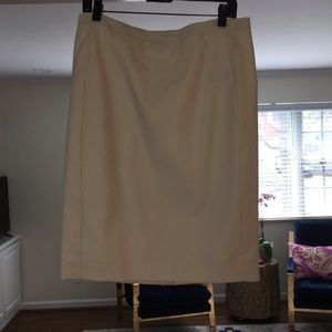 Jcrew cream/beige skirt